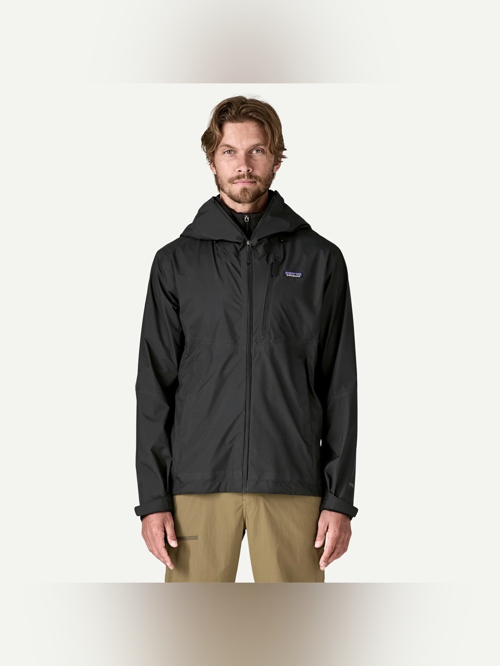 Patagonia Granite Crest Rain Jacket Men’s L Black H2No Waterproof